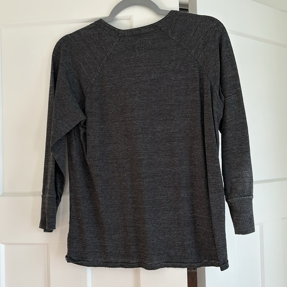 Prana Cozy Up Charcoal Henley - Picture 3 of 4